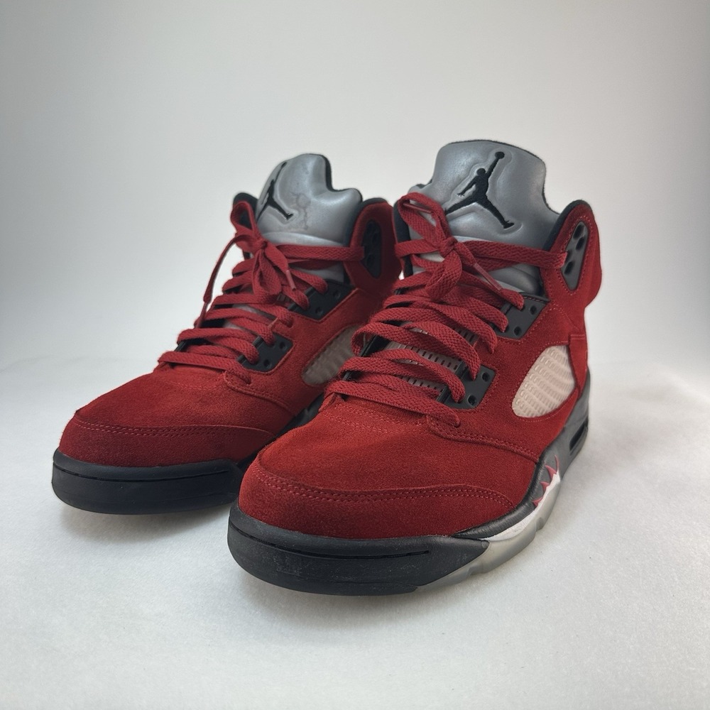 Nike Air Jordan 5 Retro Raging Bull Red 2021 DD0587-600 Men's Size 11 Pre-Owned
